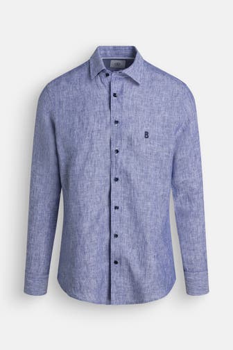 BOGNER Leinenhemd 'Timi' Regular Fit