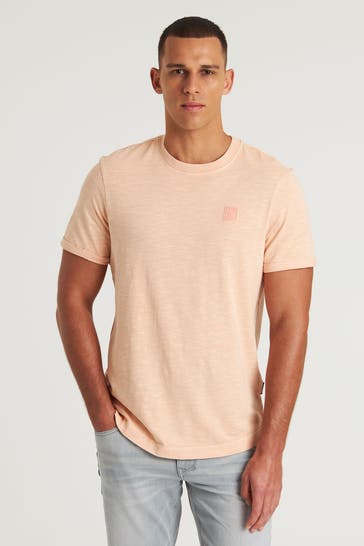 CHASIN' T-Shirt 'Brody Slub' pastellorange