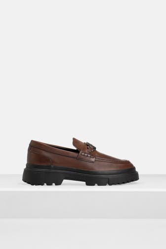 HOGAN Loafer dunkelbraun