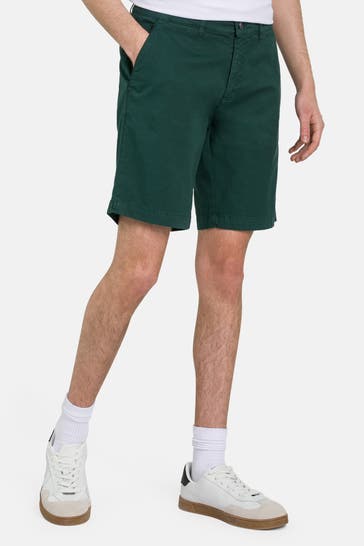 COLMAR Chino-Shorts 'Bermuda' waldgrün