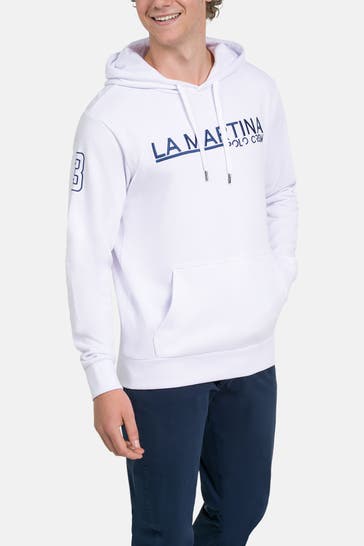 LA MARTINA Hoodie weiß