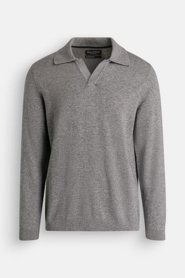 MARC O'POLO Strickpullover grau