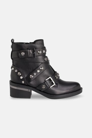 GUESS Biker Boots schwarz