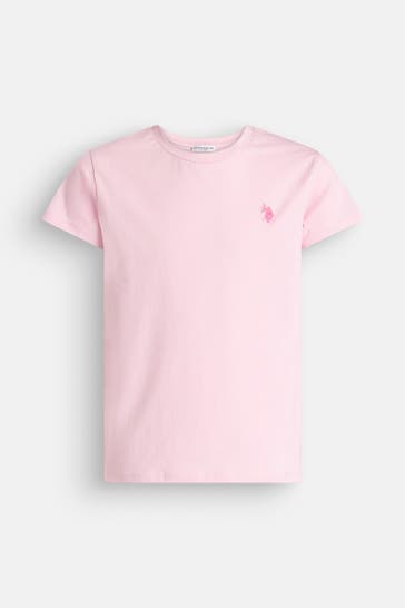 U.S. POLO ASSN. T-Shirt 'Gaia' rosa