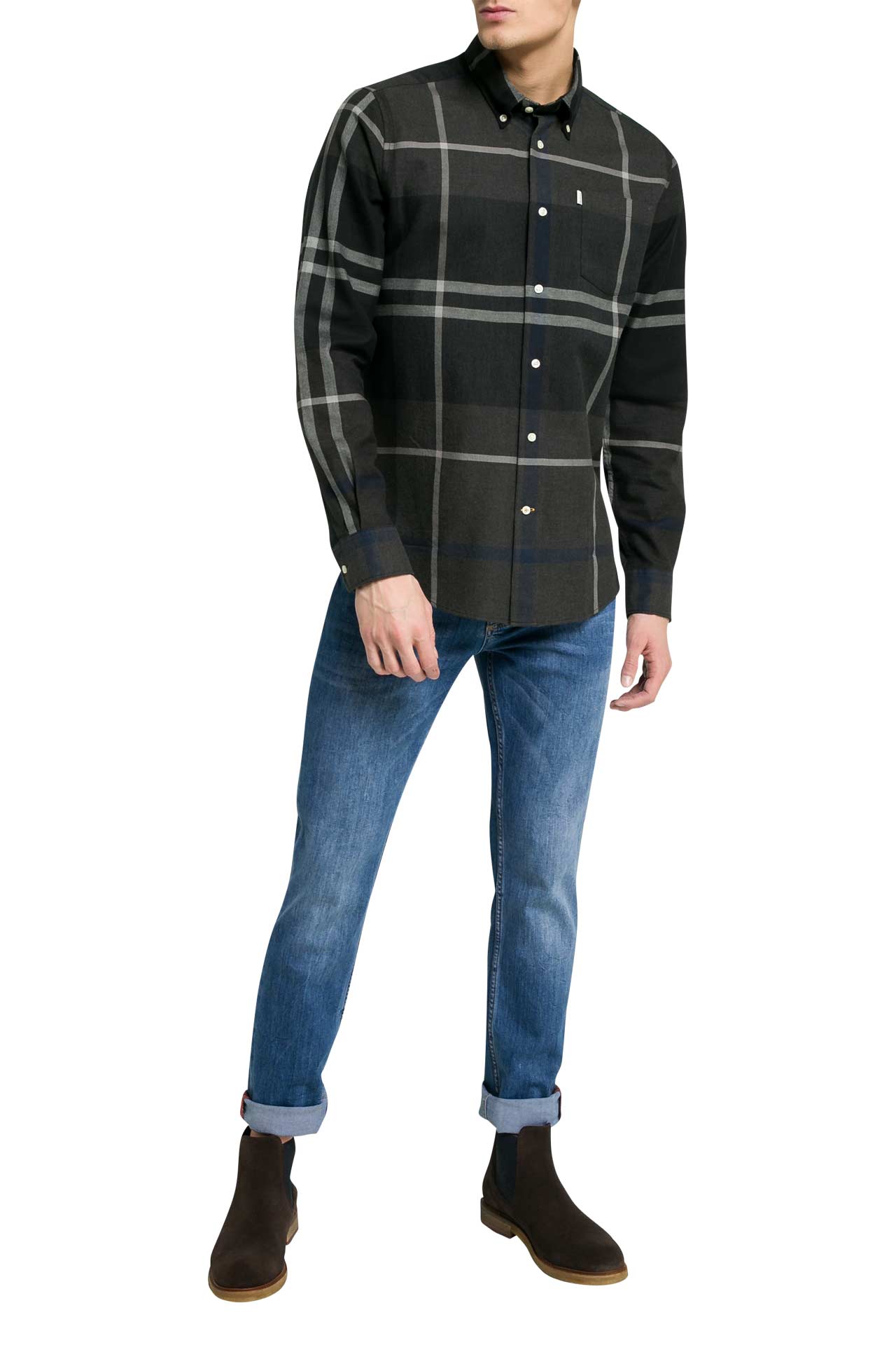 barbour flanellhemd