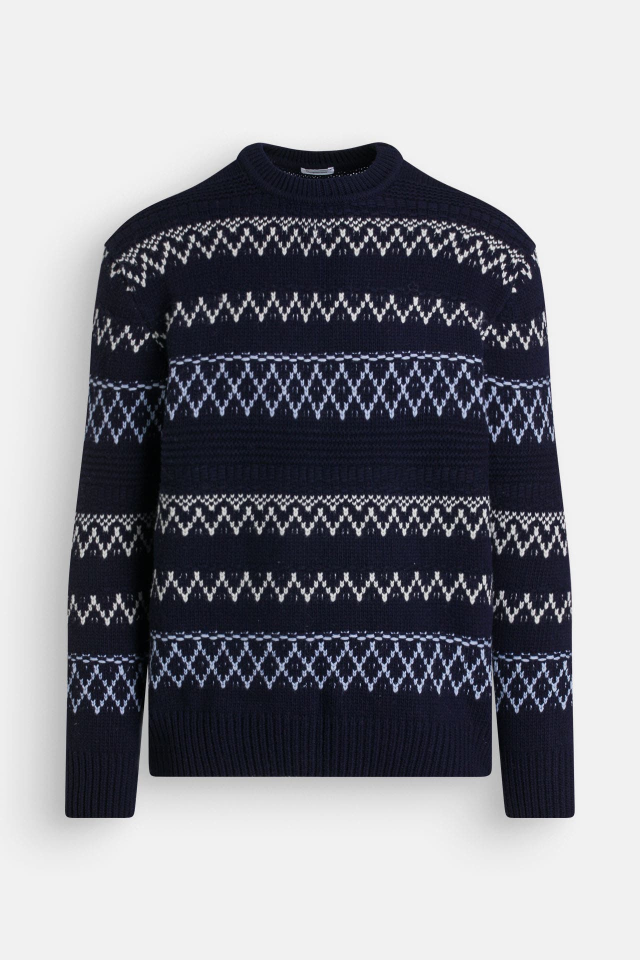 KNOWLEDGE COTTON APPAREL Wollpullover gemustert, Bild 1