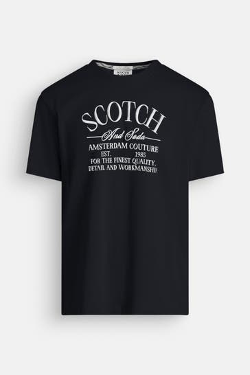 SCOTCH & SODA T-Shirt schwarz
