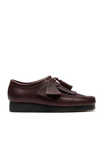 CLARKS Slipper 'Wallabee' aubergine