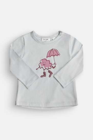 SANETTA Longsleeve hellgrau