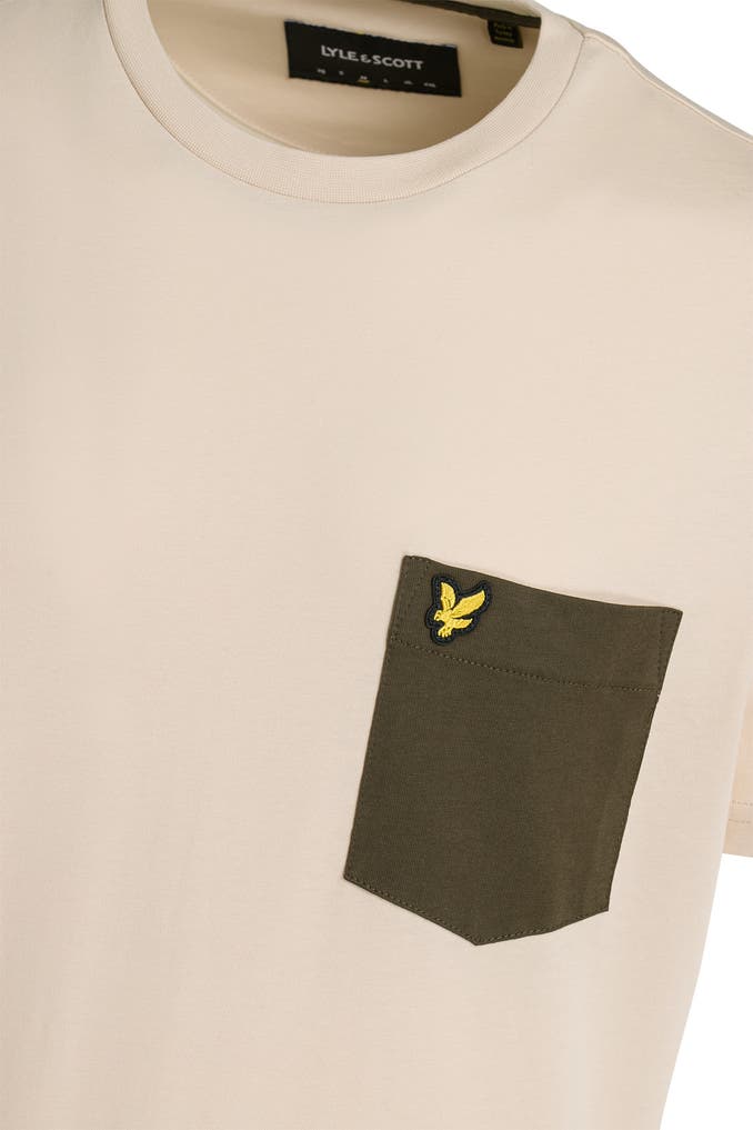 Lyle & Scott T-shirt ecru kopen? | Morgen in huis