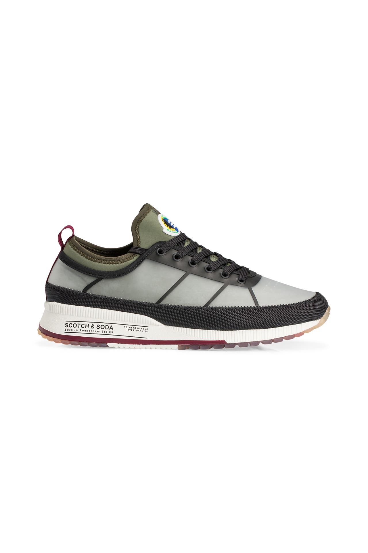 Scotch & Soda Vivex, Scarpe Da Ginnastica Uomo, Tomaia In Mesh E Nylon, Suola Leggera, Fodera In Cotone Traspirante