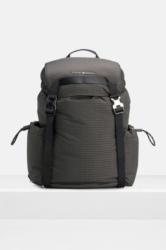 EMPORIO ARMANI Rucksack gemustert