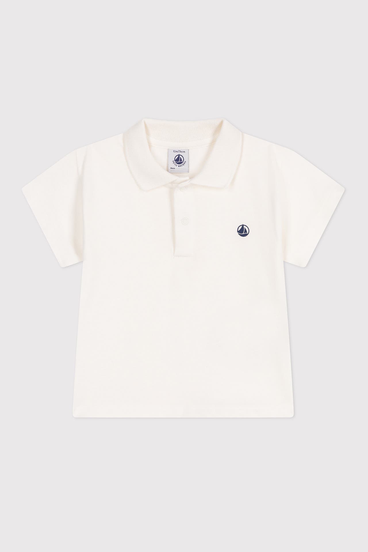 PETIT BATEAU Polo-Shirt weiß, Bild 1