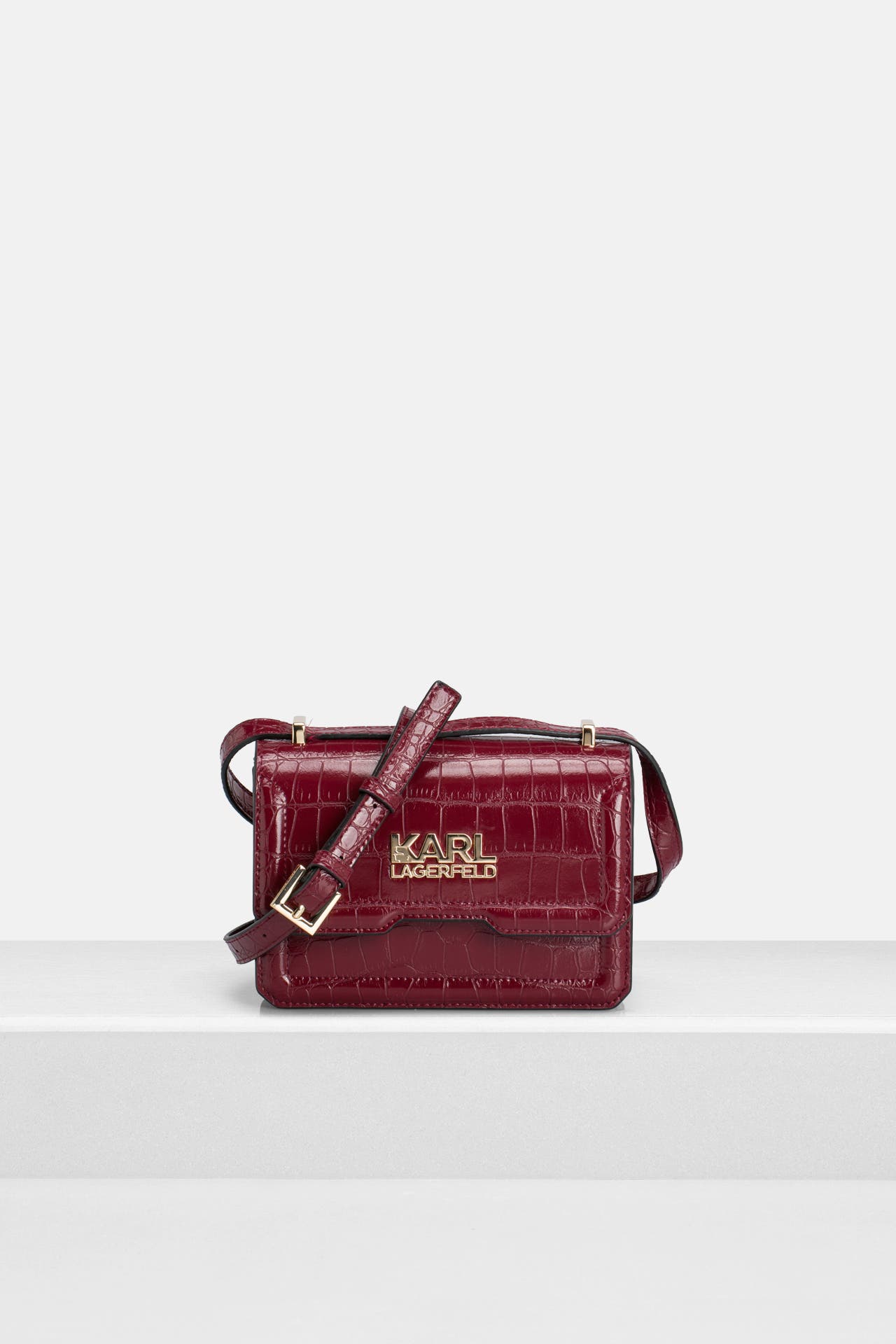 KARL LAGERFELD Umhängetasche bordeaux, Bild 1