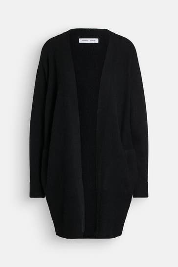 SAMSØE & SAMSØE Wollmix-Jacke schwarz