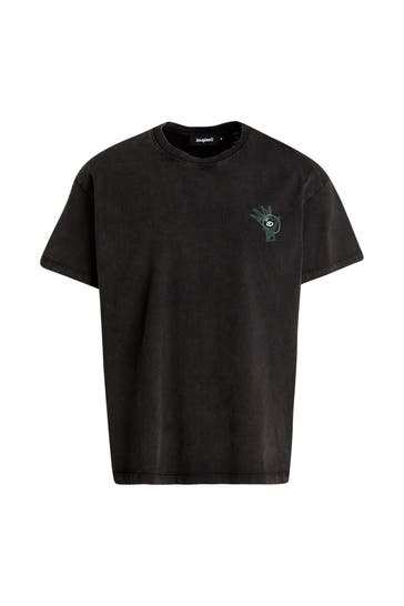 DESIGUAL T-Shirt 'Hanson' schwarz