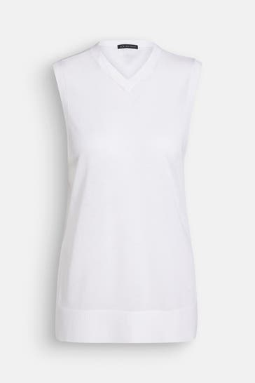 ARMANI EXCHANGE Stricktop weiß