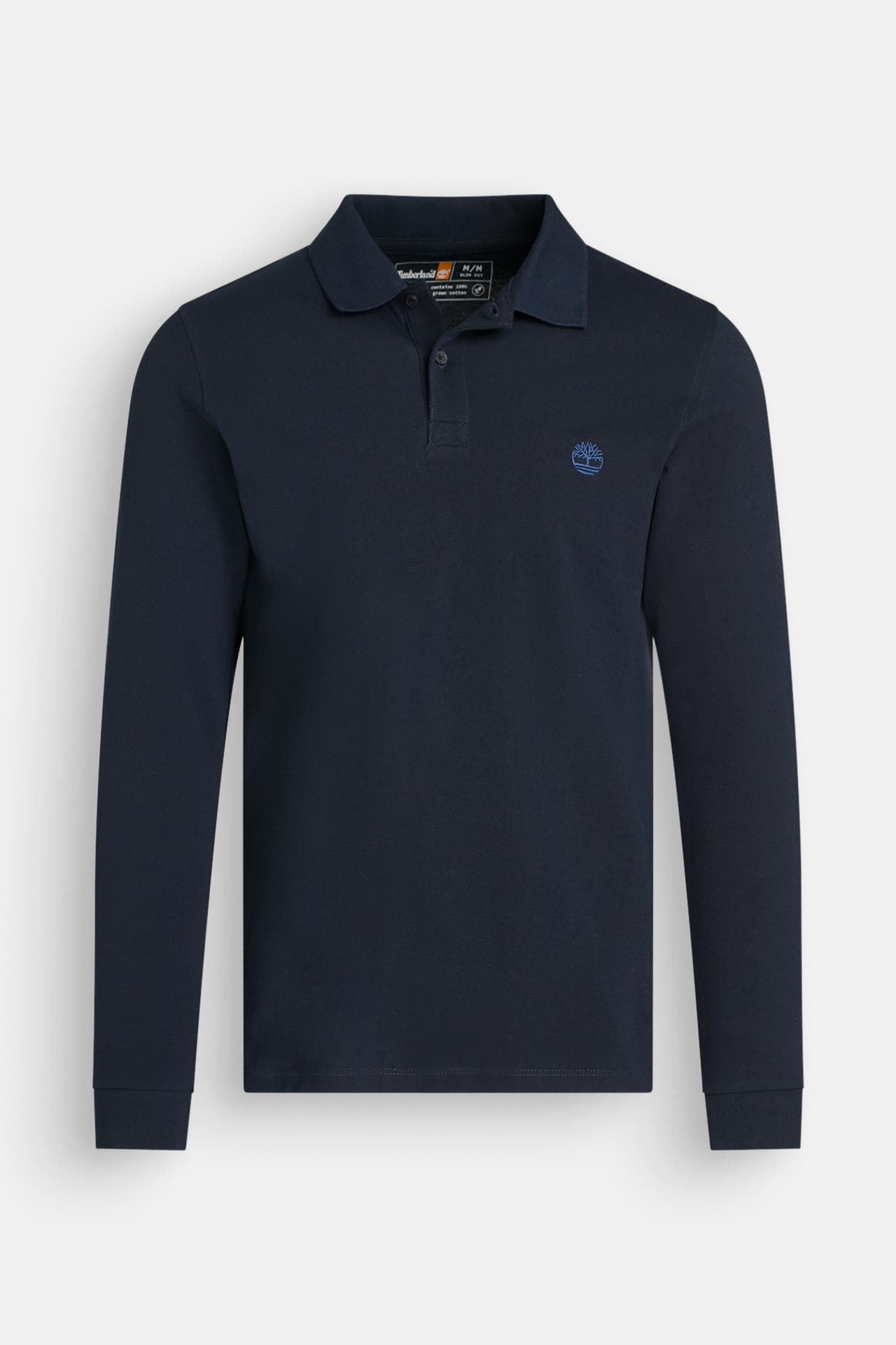 TIMBERLAND Langarm-Polo 'Millers River' dunkelblau, Bild 1