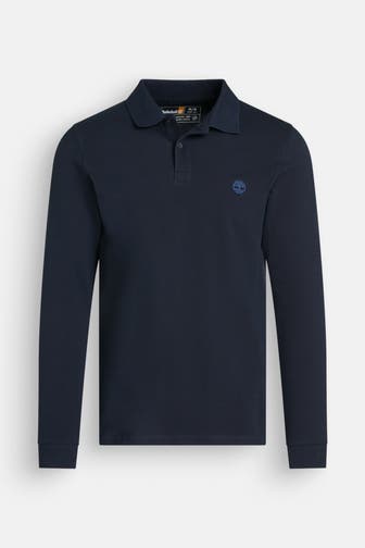TIMBERLAND Langarm-Polo 'Millers River' dunkelblau