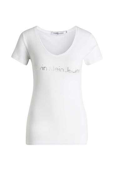 CK JEANS T-Shirt weiß