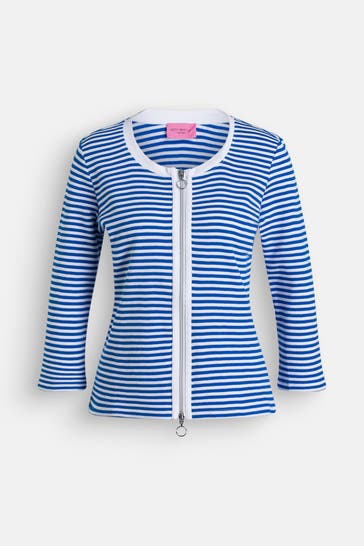 BETTY BARCLAY Strickjacke azurblau