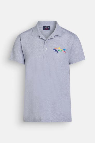 PAUL & SHARK - Polo-Shirt hellgrau
