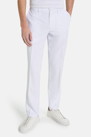 J.LINDEBERG SPORTSWEAR Stoffhose 'Elof' weiß