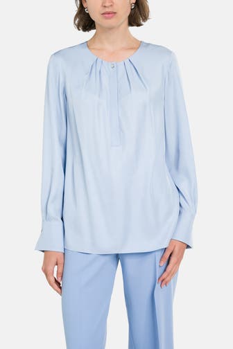 BOSS Blusenshirt 'Bocelia' taubenblau