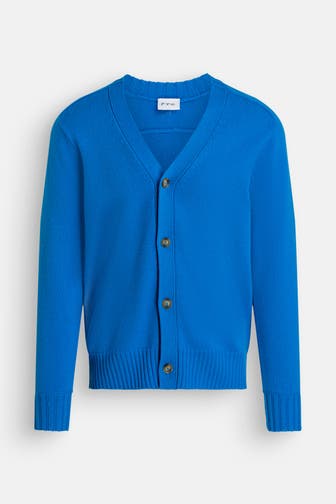 FTC Cashmere-Strickjacke royalblau