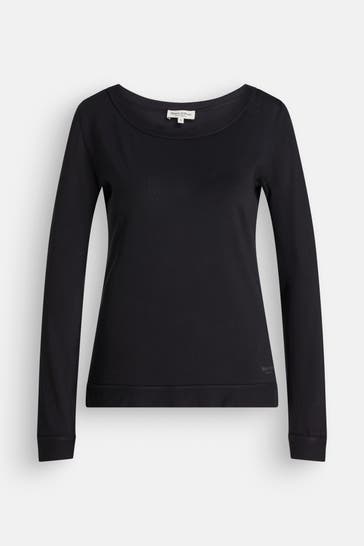MARC O'POLO Black long-sleeved top