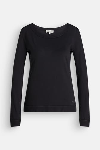 MARC O'POLO Longsleeve schwarz