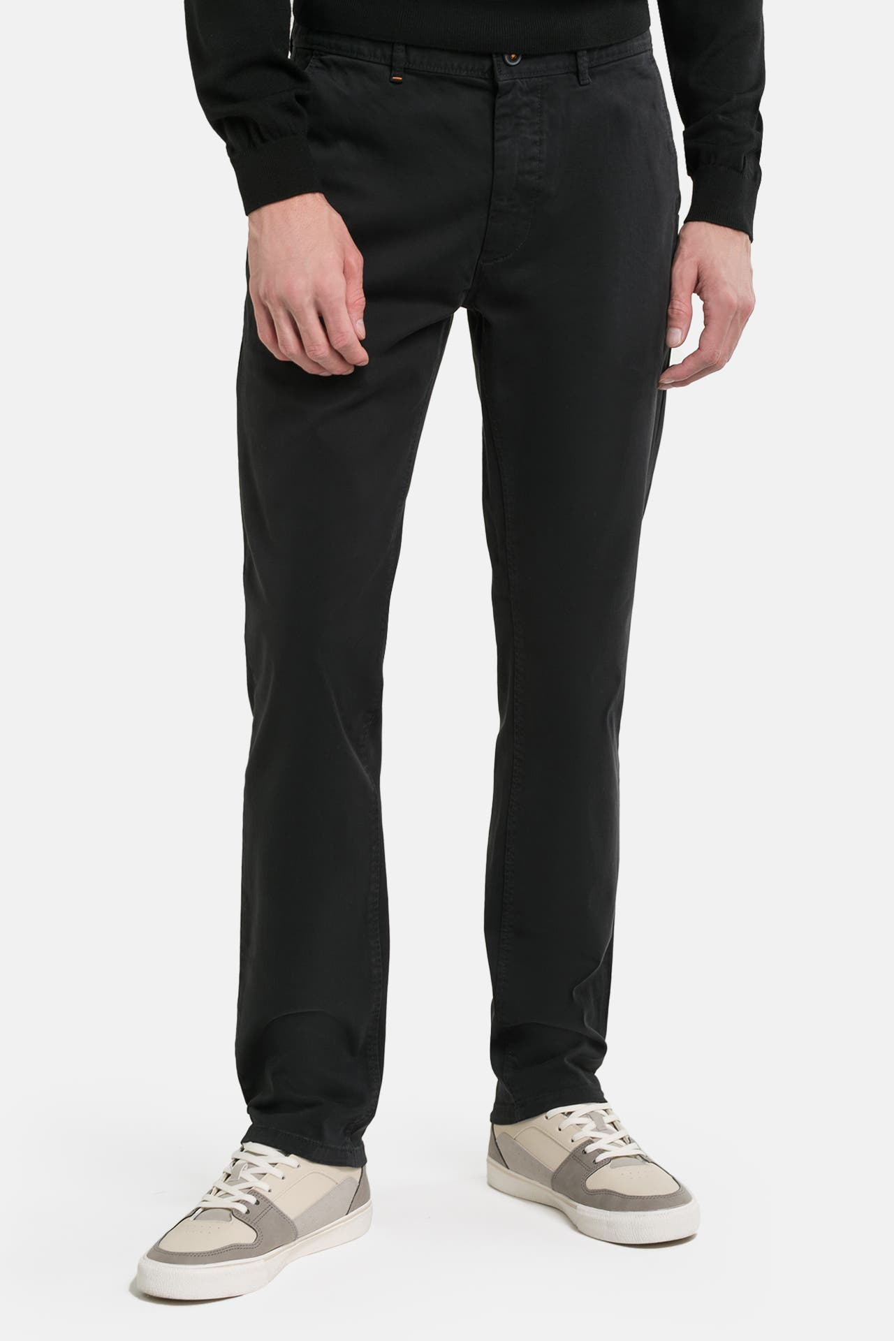 BOSS ORANGE Chino schwarz slim, Bild 1