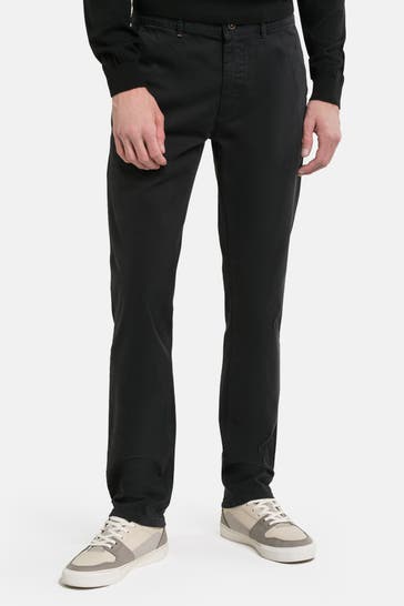 BOSS ORANGE Chino schwarz slim