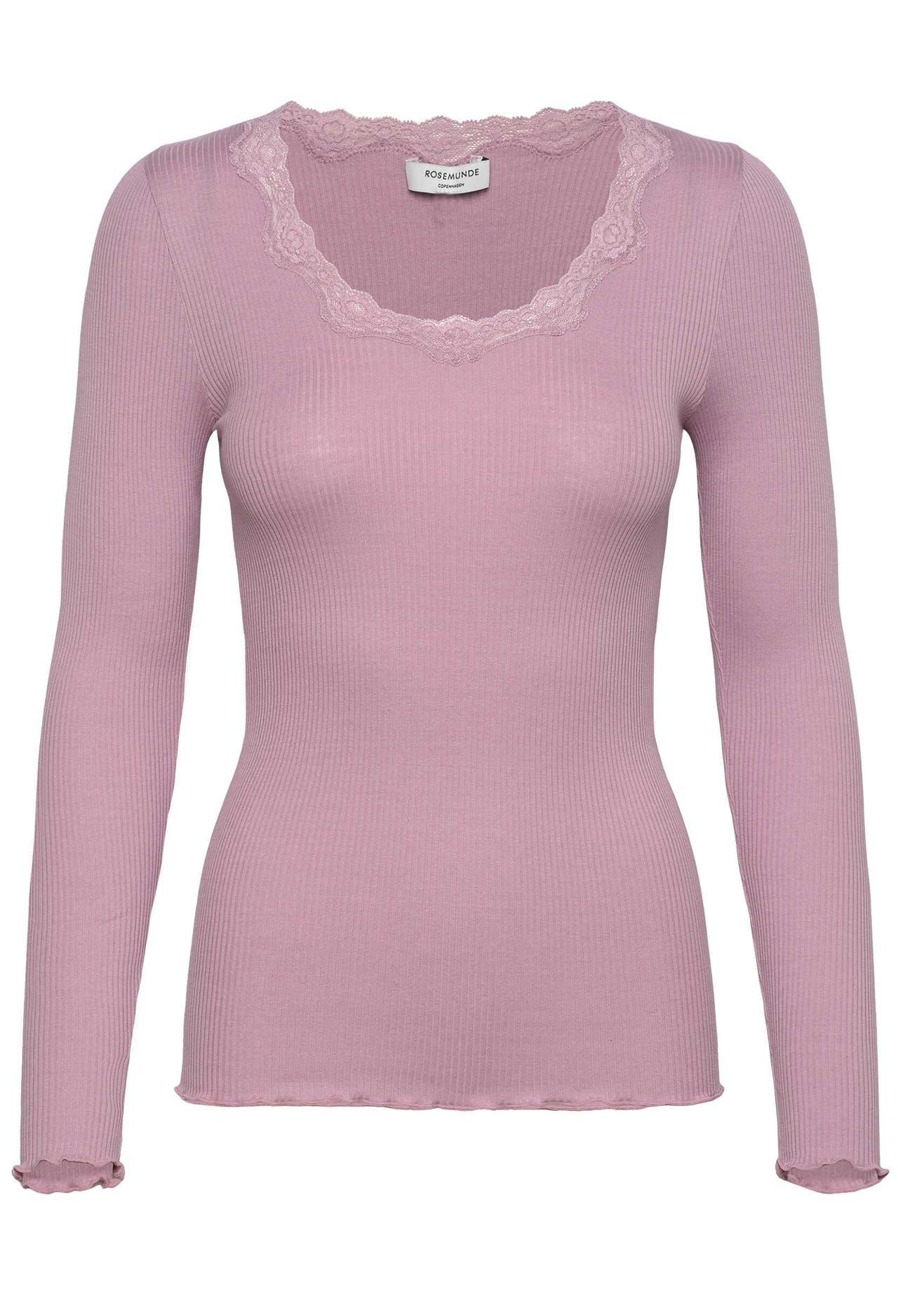ROSEMUNDE Seidenmix-Longsleeve altrosa, Bild 1
