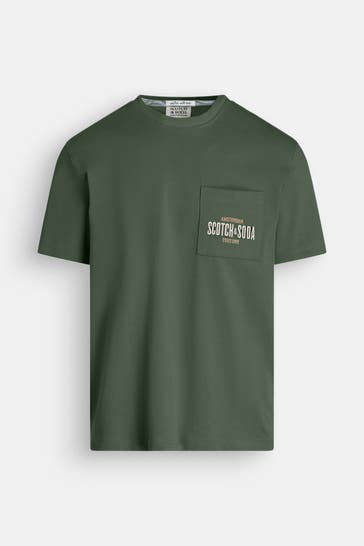 SCOTCH & SODA T-Shirt oliv