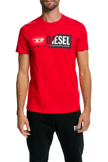 DIESEL - T-Shirt 'Diego' rot