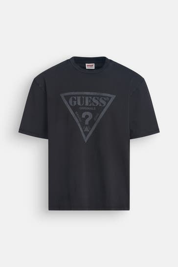 GUESS T-Shirt dunkelgrau unisex