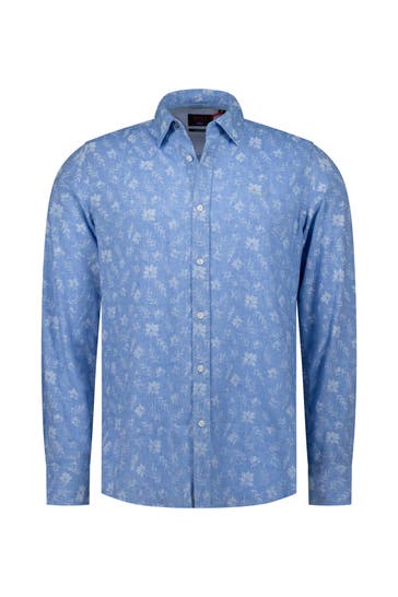 NEW ZEALAND AUCKLAND Leinenmix-Hemd Regular Fit