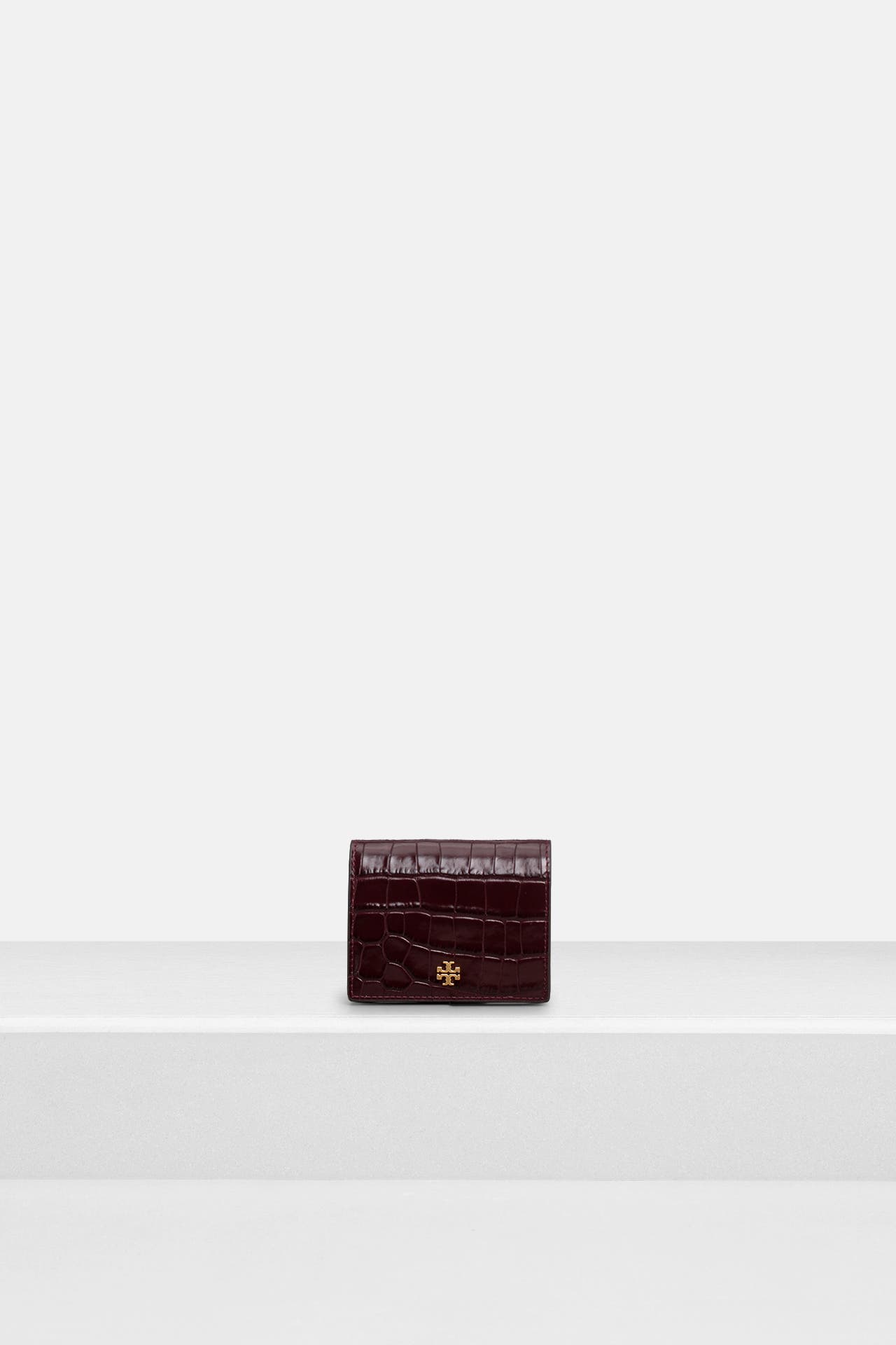 TORY BURCH Ledergeldbörse 'Blake' bordeaux, Bild 1