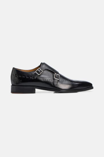 MELVIN & HAMILTON Monkstraps 'Lawrence' schwarz