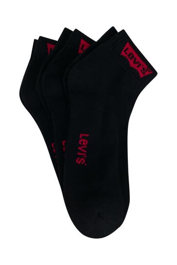 LEVI'S® 3er-Pack Socken schwarz
