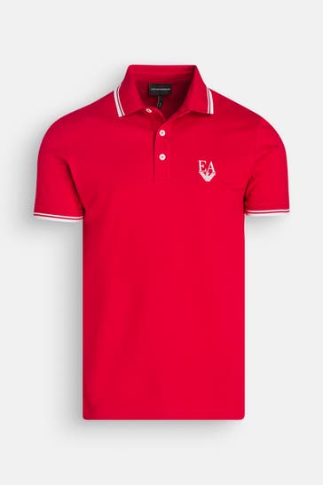 EMPORIO ARMANI Polo-Shirt rot