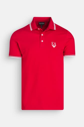 EMPORIO ARMANI Polo-Shirt rot