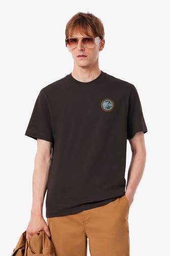 LACOSTE T-Shirt dunkelbraun