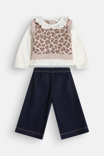 MAYORAL Set: Longsleeve und Stoffhose