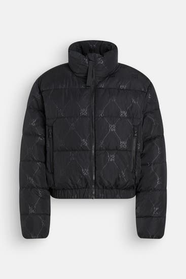 HUGO - Steppjacke schwarz