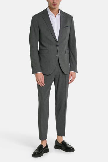 CINQUE 'Cisando' suit, mottled grey