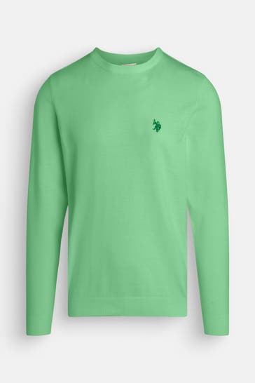 U.S. POLO ASSN. Strickpullover grün