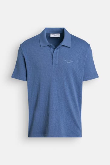 MARC O'POLO DENIM Polo-Shirt azurblau