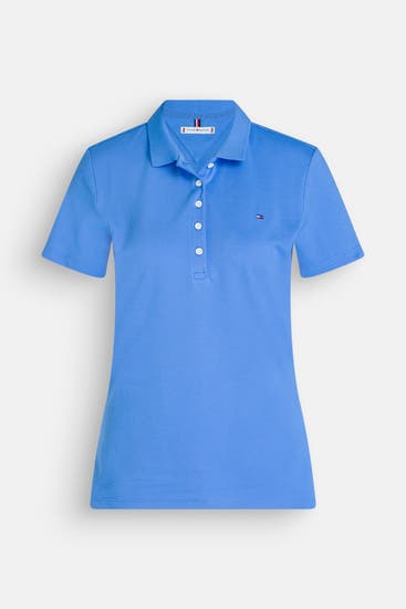 TOMMY HILFIGER - Polo-Shirt azurblau